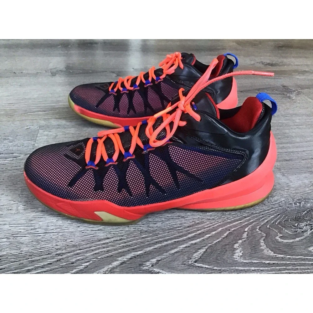 Jordan Men's Size 11 CP3 VIII AE 725173-025 Black/Red/Royal Chris Paul Nike